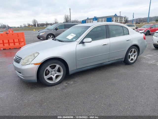 2003 INFINITI G35 LEATHER VIN: JNKCV51E63M011098