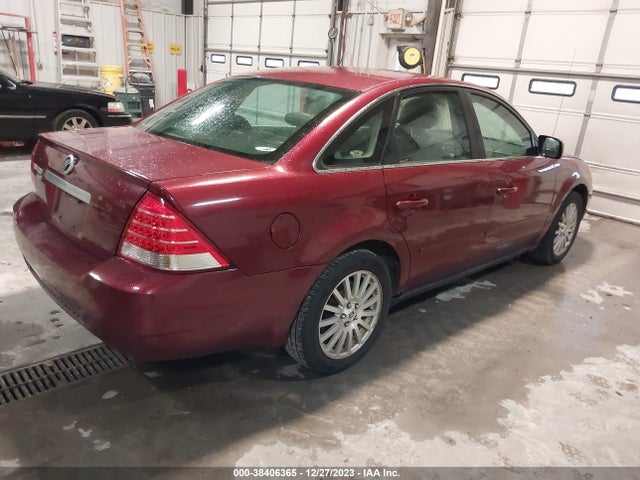 2005 MERCURY MONTEGO PREMIER VIN: 1MEFM42105G614863