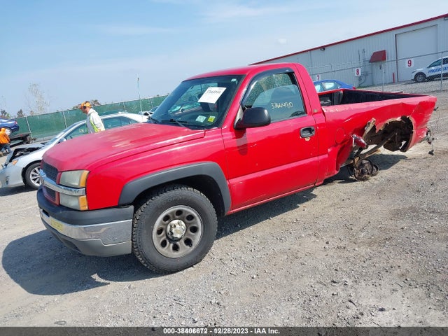 2005 CHEVROLET SILVERADO 1500 WORK TRUCK VIN: 1GCEK14X65Z191231