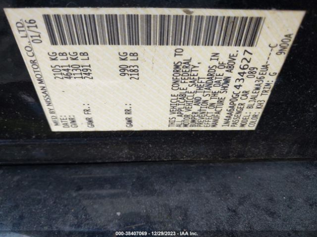 1N4AA6AP0GC434627 Nissan Maxima 3.5 Sl