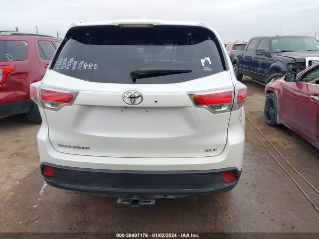 2016 TOYOTA HIGHLANDER XLE V6 VIN: 5TDKKRFHXGS159863