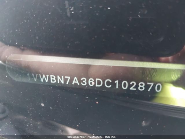2013 VOLKSWAGEN PASSAT 1VWBN7A36DC102870 Photo 8