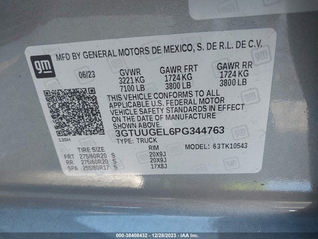 GMC Sierra 1500 4wd  Short Box Denali 2023 3GTUUGEL6PG344763 Image 9
