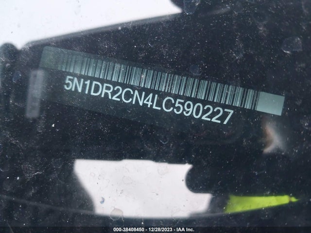 Nissan Pathfinder Sl 2wd 2020 5N1DR2CN4LC590227 Image 9