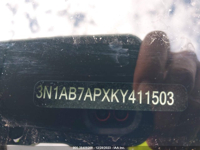 2019 NISSAN SENTRA S VIN: 3N1AB7APXKY411503