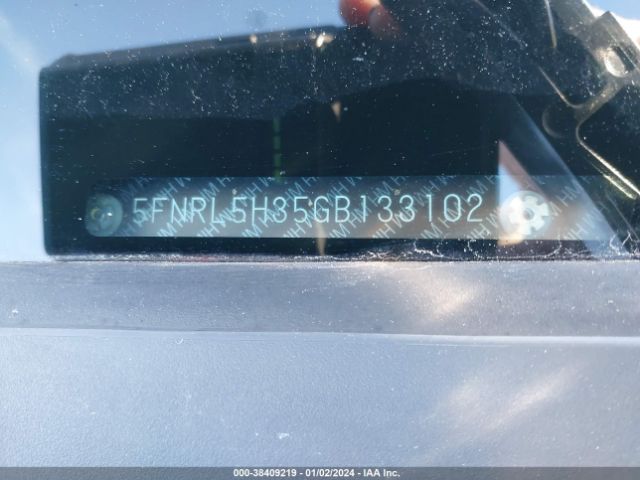 5FNRL5H35GB133102 Honda ODYSSEY SE
