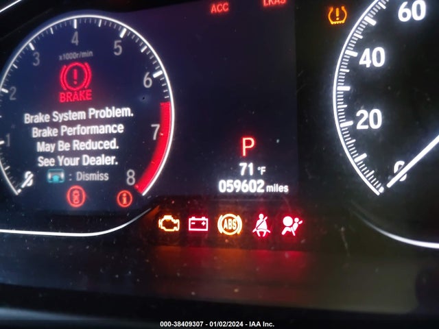 2019 HONDA ACCORD SPORT VIN: 1HGCV1F30KA057805
