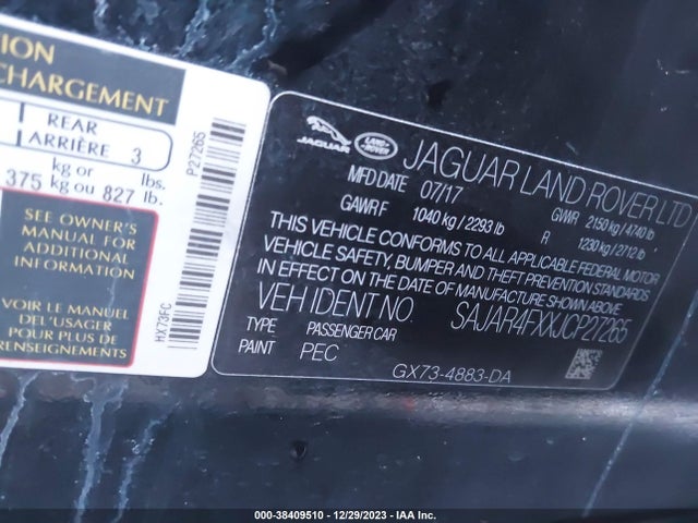 2018 JAGUAR XE SAJAR4FXXJCP27265 Photo 8