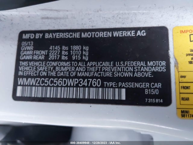2013 MINI COUNTRYMAN WMWZC5C56DWP34760 Photo 8