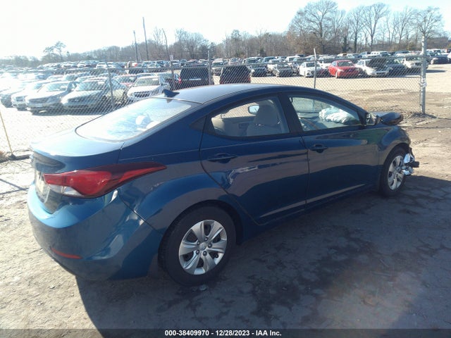 2016 HYUNDAI ELANTRA SE VIN: KMHDH4AE3GU485101