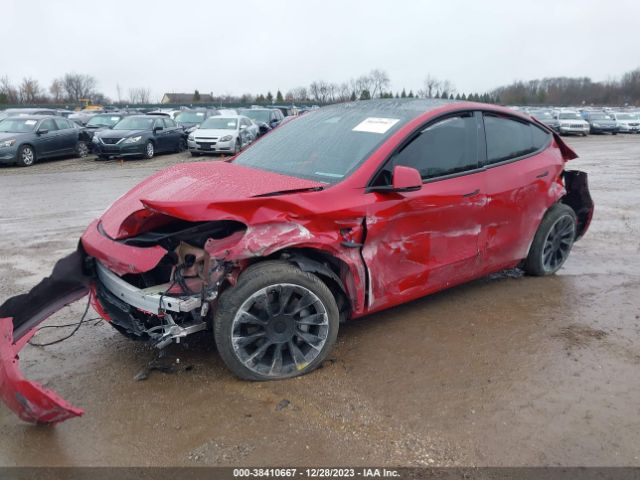 7SAYGDEE5PF921221 Tesla Model Y Awd/long Range Dual Motor All-wheel Drive