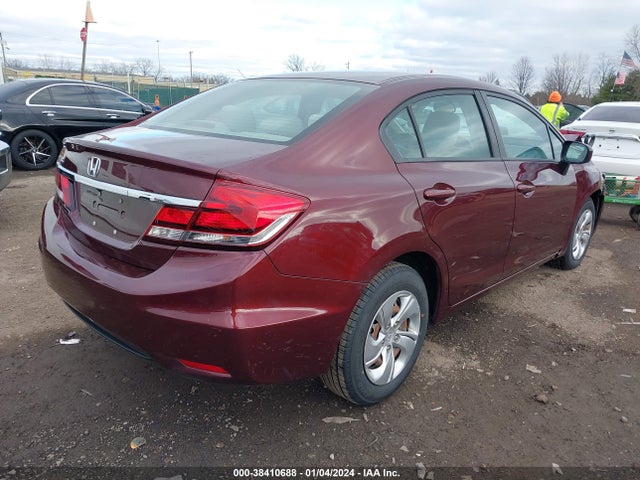 Honda Civic Lx 2015 19XFB2F54FE254913 Image 4