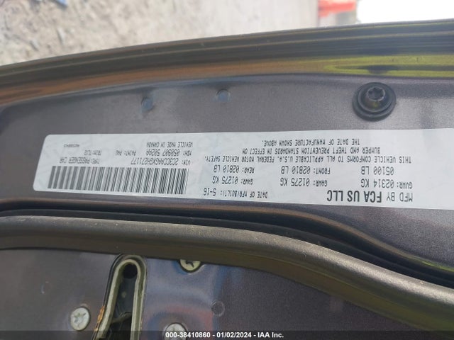 Chrysler 300 Limited 2016 2C3CCAAGXGH271177 Image 9