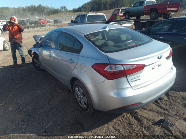 KNAFK4A69F5307786 KIA FORTE LX