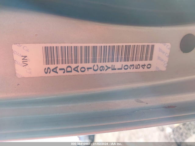 2000 JAGUAR S-TYPE SAJDA01C9YFL03540 Photo 8