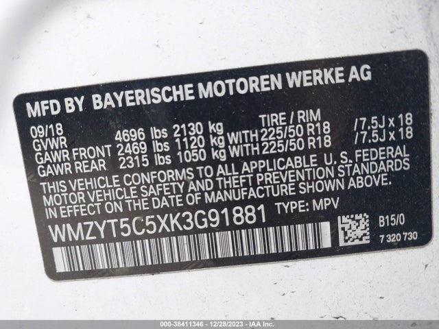 2019 MINI COUNTRYMAN WMZYT5C5XK3G91881 Photo 8