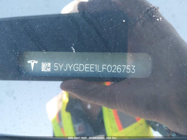 5YJYGDEE1LF026753 Tesla Model Y Long Range Dual Motor All-wheel Drive