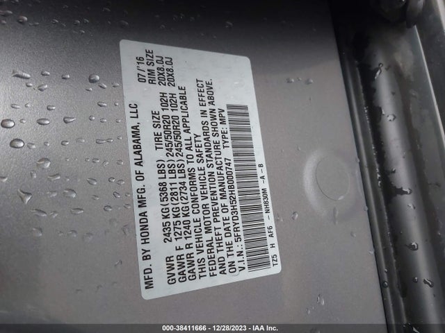 Acura Mdx Technology Package 2017 5FRYD3H52HB000747 Image 9