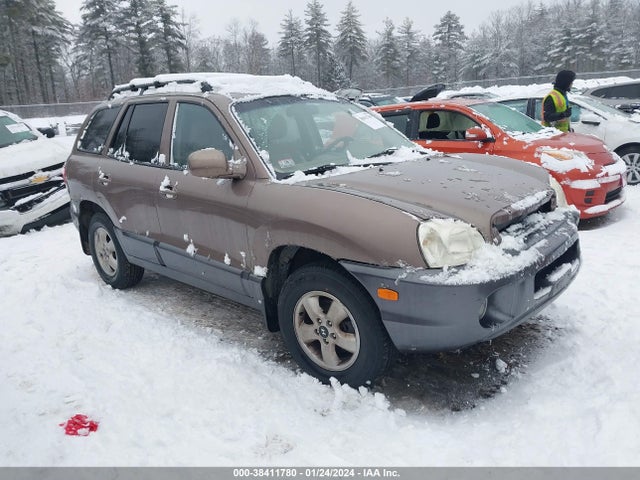 2005 HYUNDAI SANTA FE GLS VIN: KM8SC73D25U994220