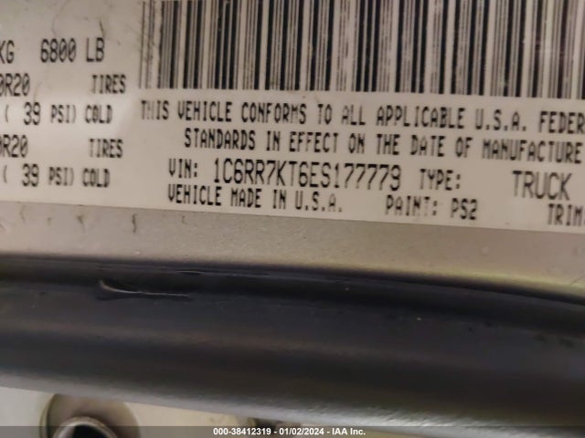 RAM 1500 Express 2014 1C6RR7KT6ES177779 Image 9