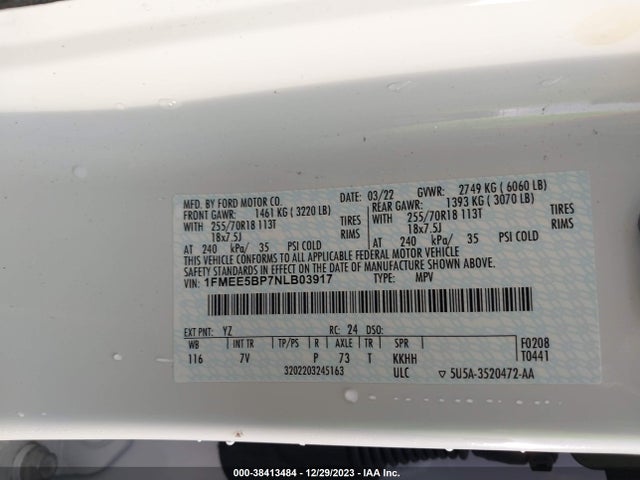 Ford Bronco Outer Banks 2022 1FMEE5BP7NLB03917 Image 9