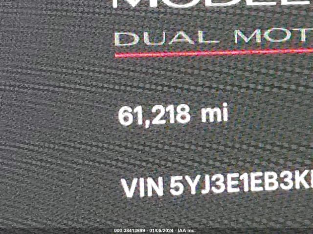 5YJ3E1EB3KF438773 Tesla Model 3 Long Range/performance