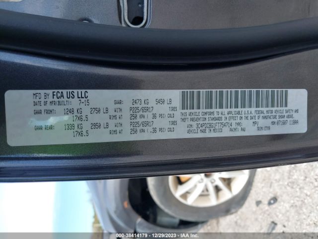 3C4PDCBG1FT754714 Dodge Journey Sxt