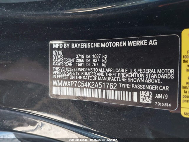 2019 MINI HARDTOP WMWXP7C54K2A51762 Photo 8