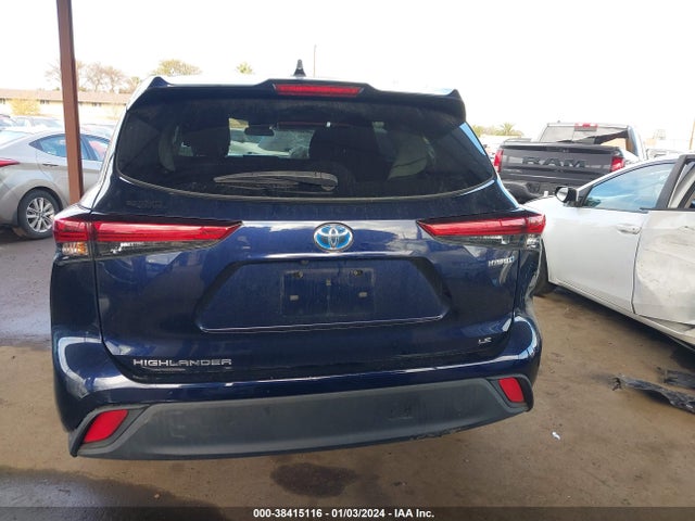 Toyota Highlander Hybrid Le 2021 5TDBBRCH9MS520886 Image 16