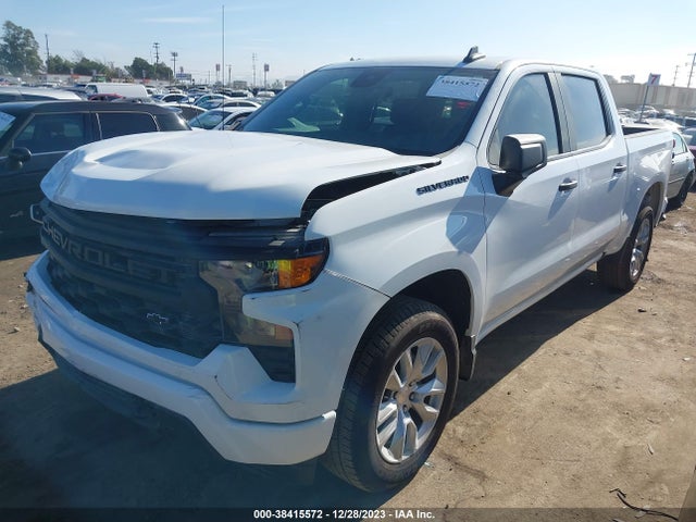 Chevrolet Silverado 1500 4wd  Short Bed Custom 2022 1GCPDBEK0NZ564484 Image 2