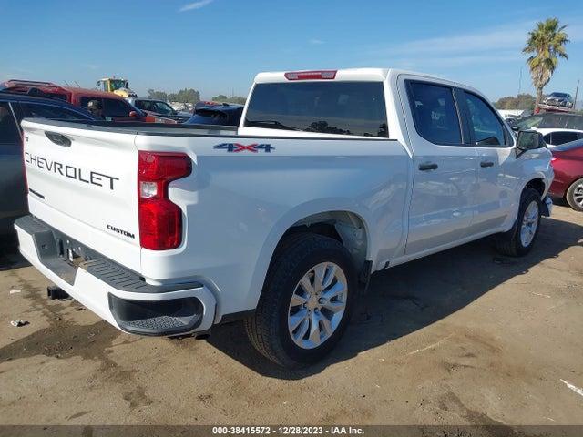 Chevrolet Silverado 1500 4wd  Short Bed Custom 2022 1GCPDBEK0NZ564484 Image 4