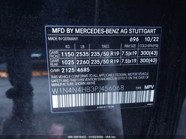 2023 MERCEDES-BENZ GLA 250 W1N4N4HB3PJ456068 Photo 8