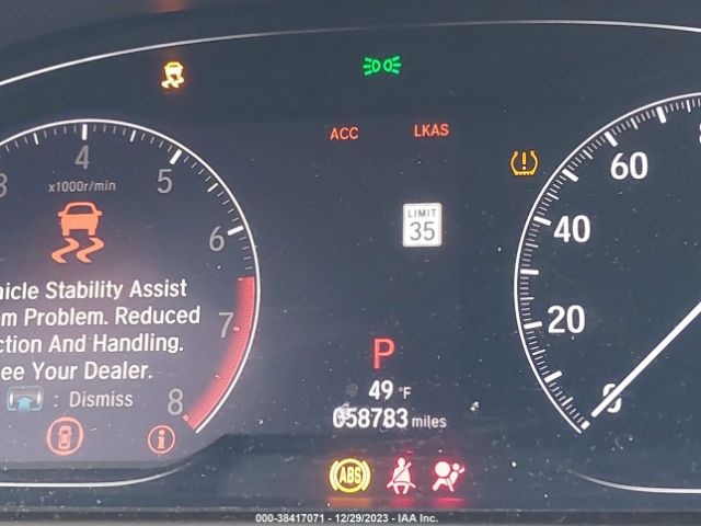 1HGCV1F50JA199877 Honda Accord Ex-l