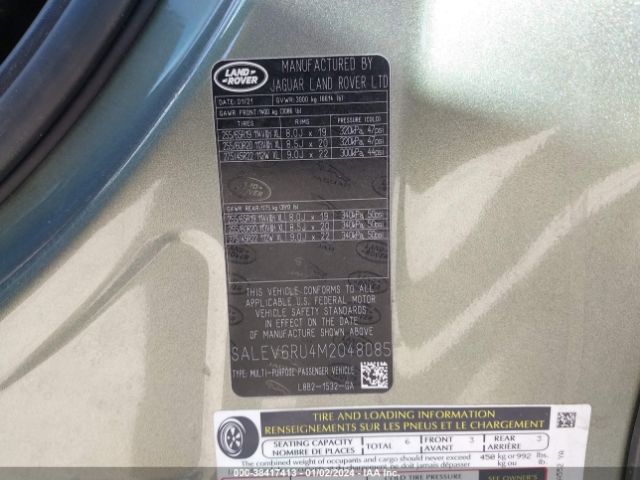 SALEV6RU4M2048085 Land Rover Defender 90 First Edition