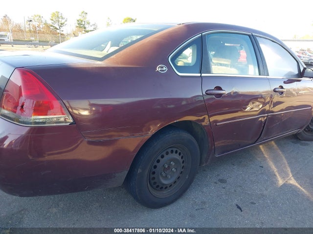 2007 CHEVROLET IMPALA LS VIN: 2G1WB58K079314974