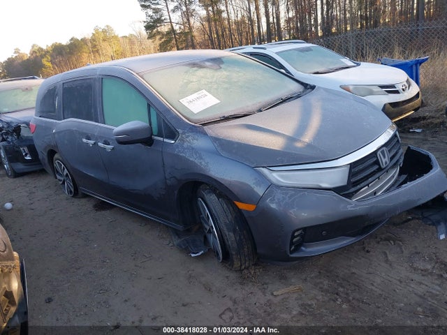 2022 HONDA ODYSSEY TOURING VIN: 5FNRL6H81NB043833
