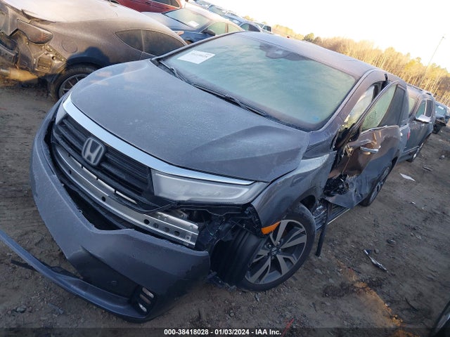 2022 HONDA ODYSSEY TOURING VIN: 5FNRL6H81NB043833