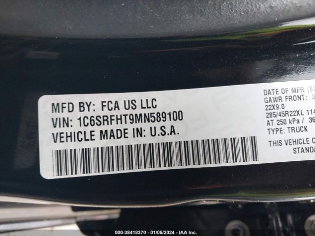 2021 RAM 1500 1C6SRFHT9MN589100 Photo 8