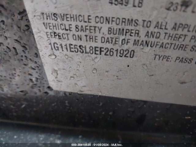 Chevrolet MALIBU 2LT 2014 1G11E5SL8EF261920 Image 9