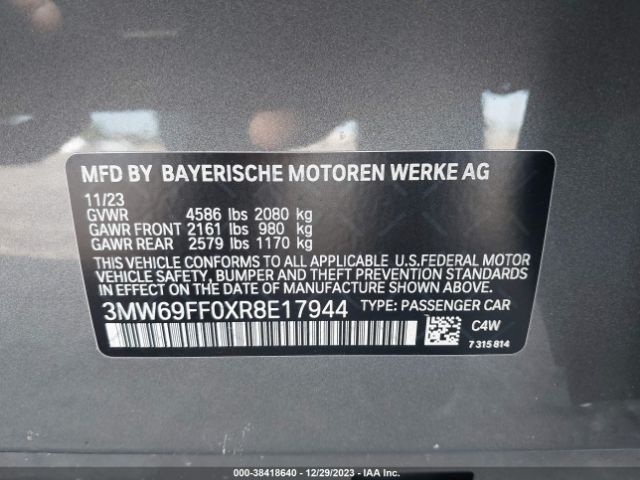3MW69FF0XR8E17944 BMW 3 Series 330i