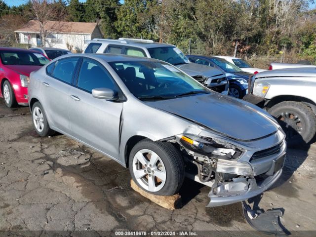 2016 Dodge Dart Sxt მანქანა იყიდება აუქციონზე, vin: 1C3CDFBB9GD660483, აუქციონის ნომერი: 38418678