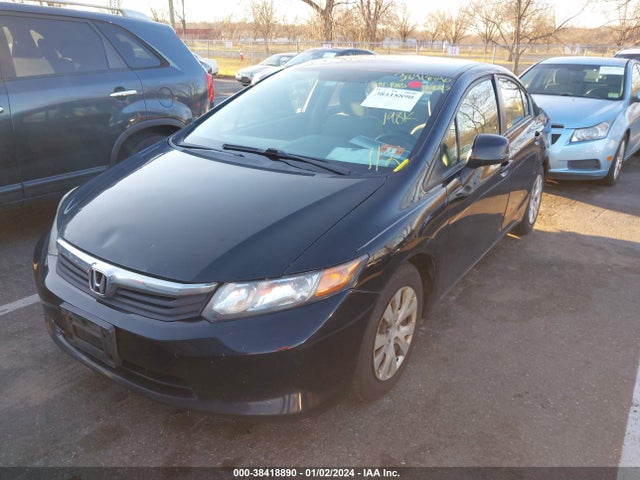 2012 HONDA CIVIC LX VIN: 2HGFB2F53CH327514