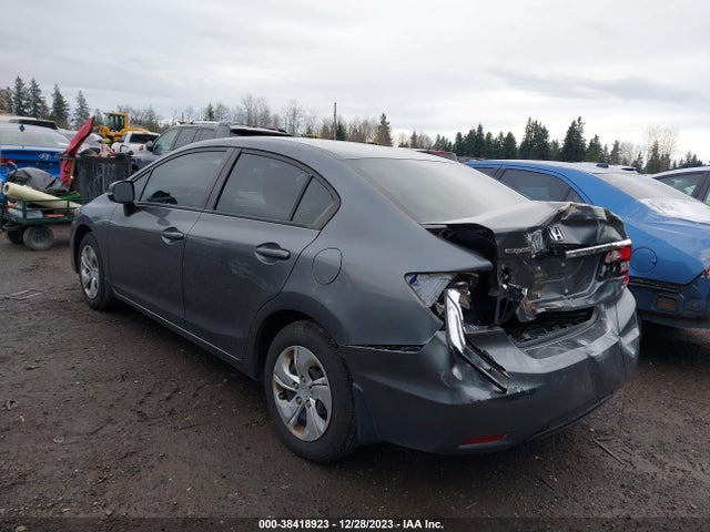 2013 HONDA CIVIC LX VIN: 19XFB2F5XDE201596