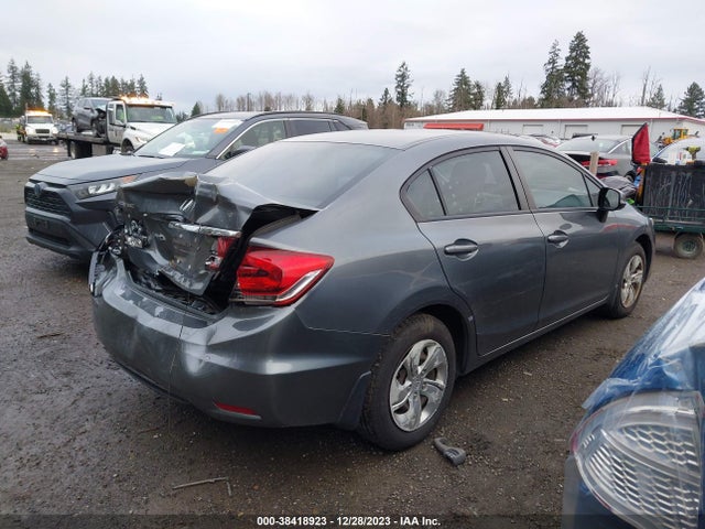 2013 HONDA CIVIC LX VIN: 19XFB2F5XDE201596