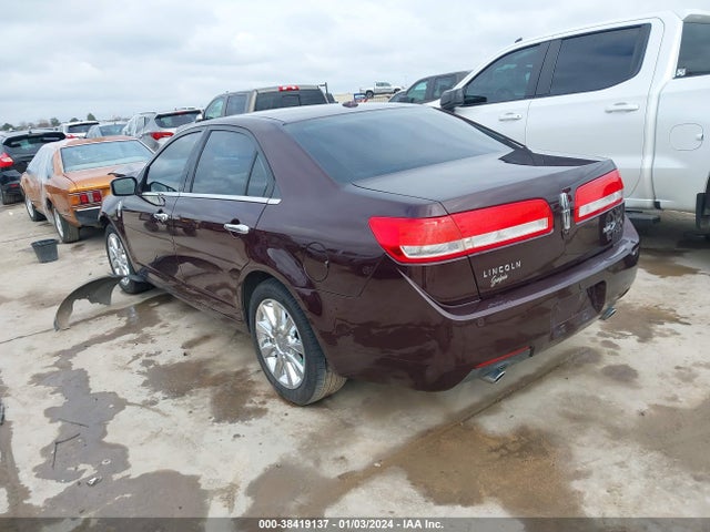 Продажа на аукционе авто 2012 Lincoln Mkz, vin: 3LNHL2GC5CR833167, номер лота: 38419137
