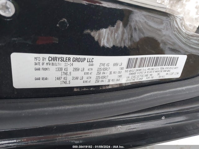 2C4RC1BG7FR611009 Chrysler Town & Country Touring