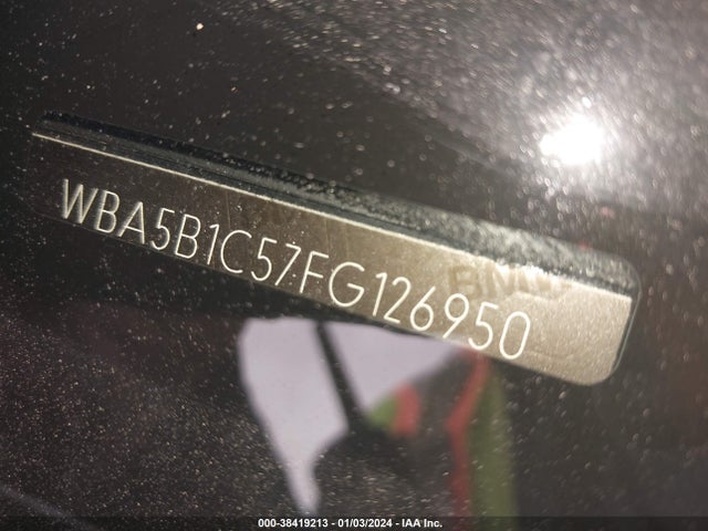 BMW 535i 2015 WBA5B1C57FG126950 Image 9