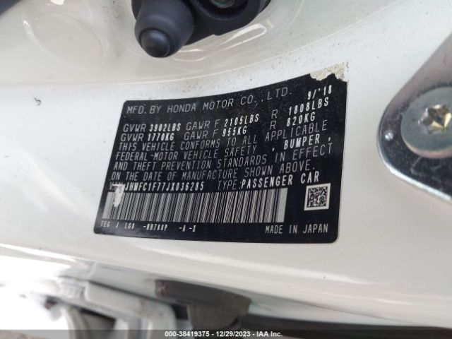 JHMFC1F77JX036285 Honda Civic Ex-l