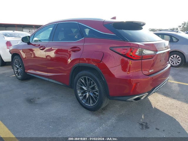 2T2BZMCAXJC165406 Lexus Rx 350 F Sport