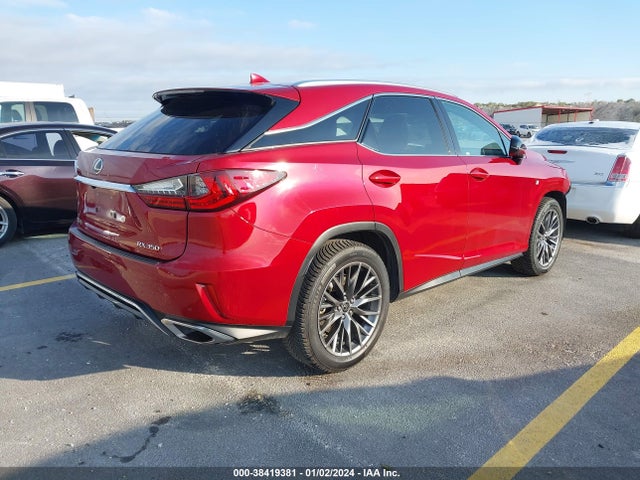 2T2BZMCAXJC165406 Lexus Rx 350 F Sport
